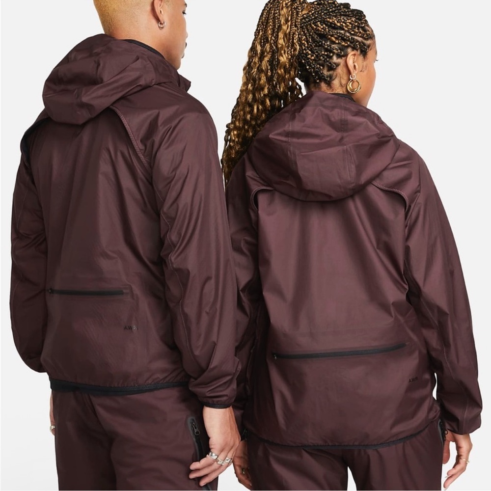 Nike X NOCTA Men's Drake Deep Pockets Track Jacket Dark Wine Size S - Picture 2 of 16